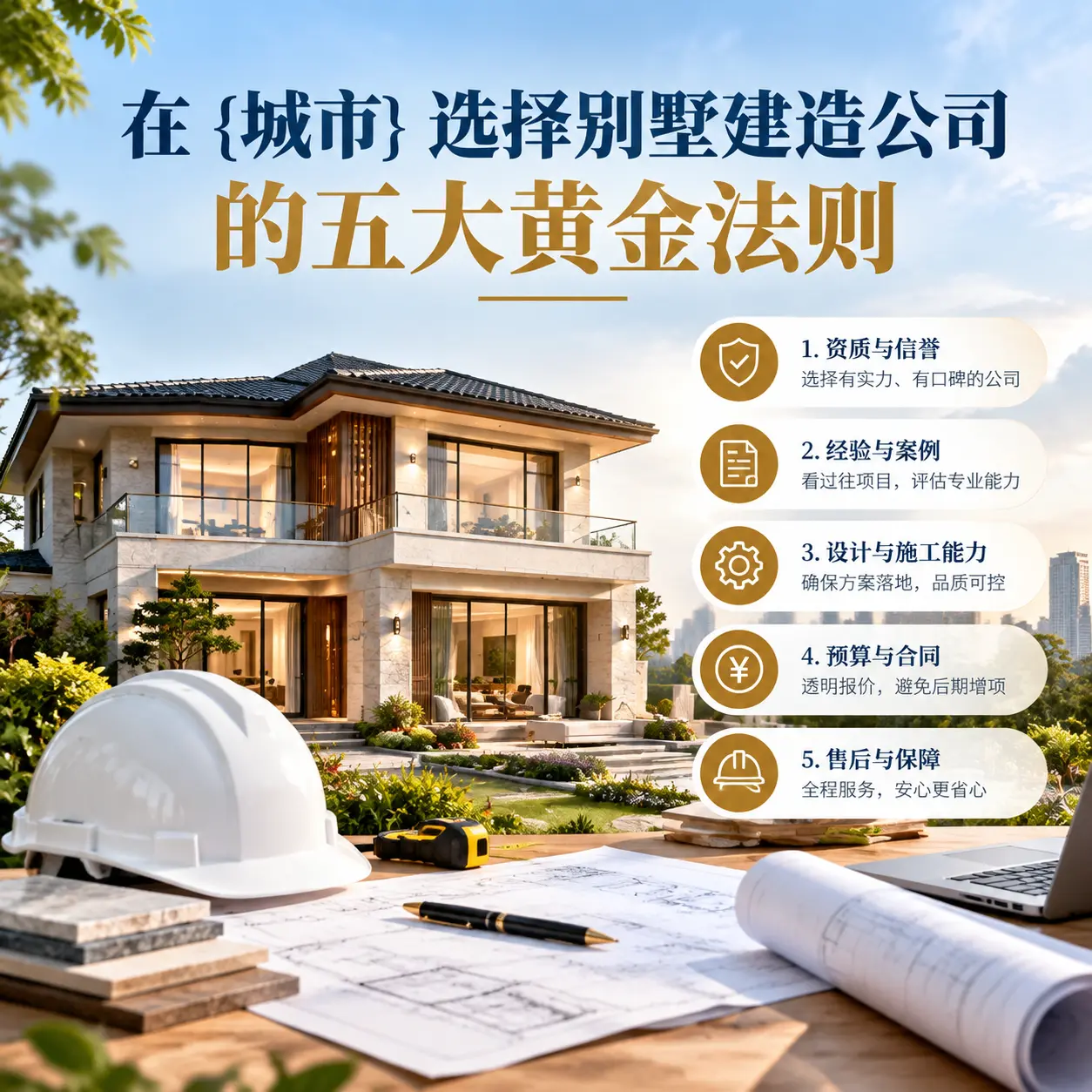 在 六盘水 选择别墅建造公司的五大黄金法则