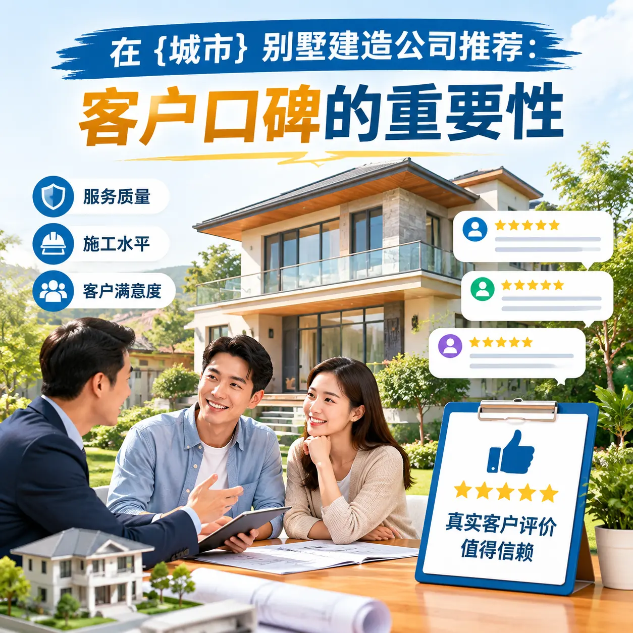 在 六盘水 别墅建造公司推荐:客户口碑的重要性