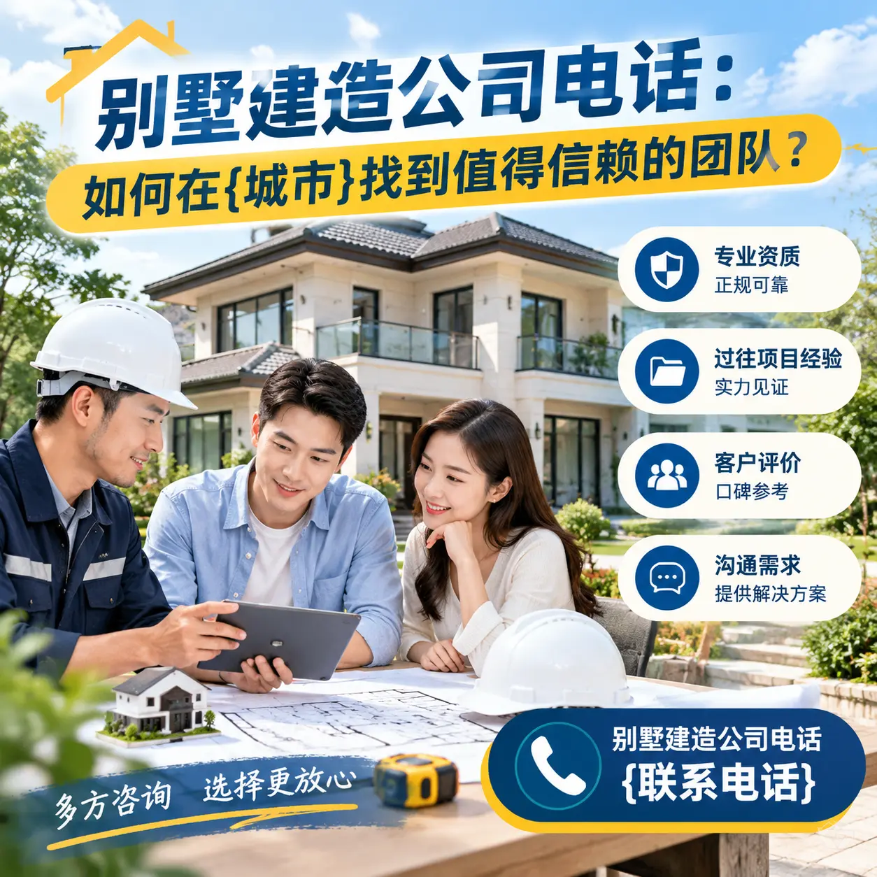 别墅建造公司电话:如何在六盘水找到值得信赖的团队?