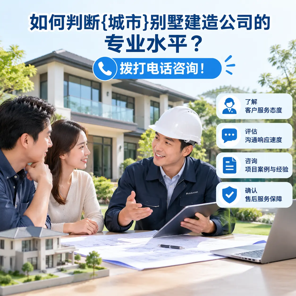 如何判断六盘水别墅建造公司的专业水平?拨打电话咨询!